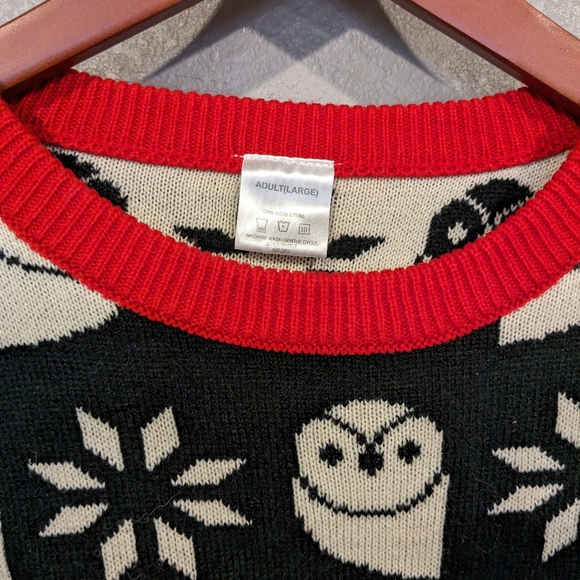 Adorable OWL print sweater size large unisex - Picture 5 of 5